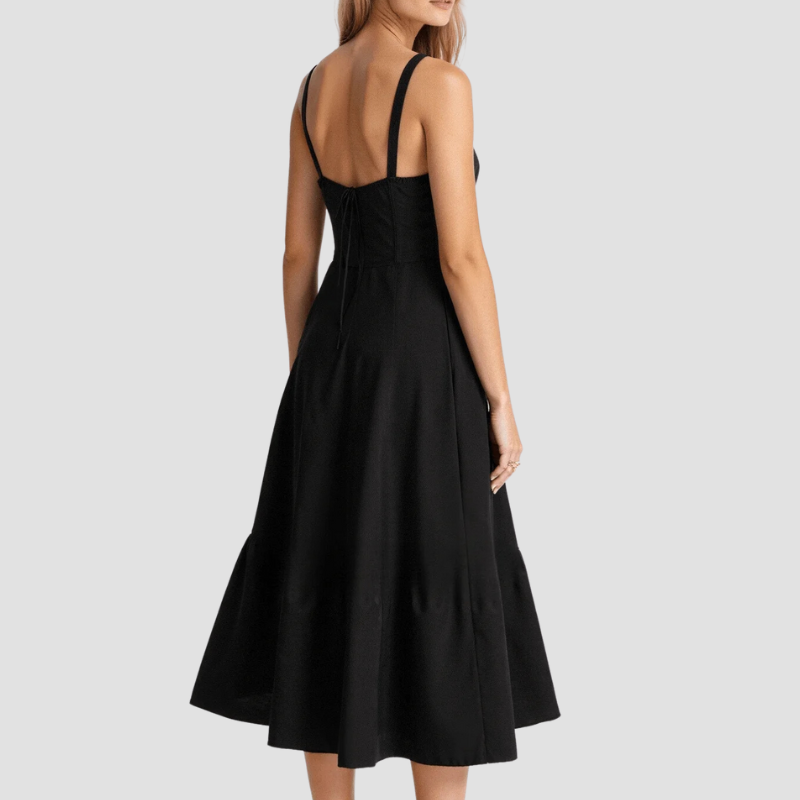 Women’s Corset Midi Dress – Feminine Structure & Elegant Movementi