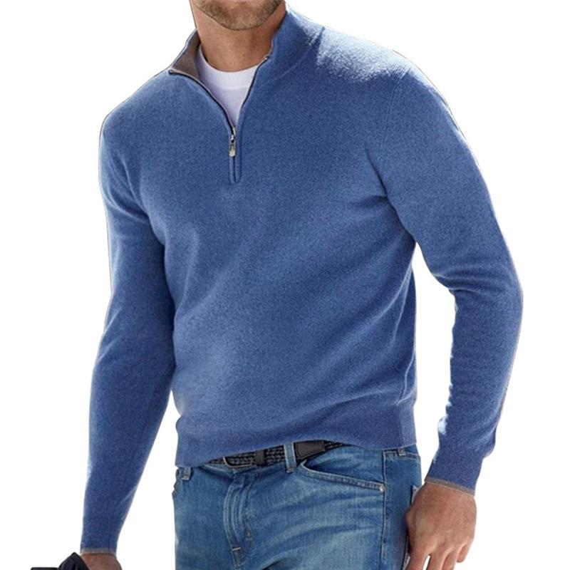 Men’s Zip-Up Sweater – Timeless Style & Functional Comfort