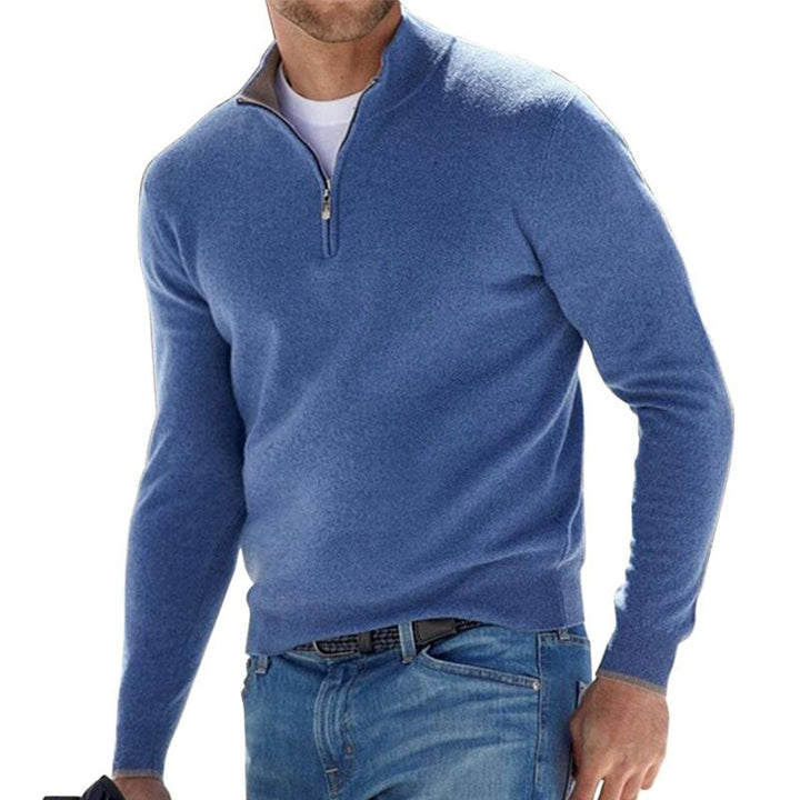 Men’s Zip-Up Sweater – Timeless Style & Functional Comfort