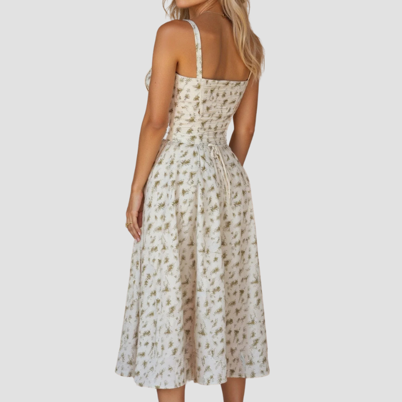 Women’s Corset Midi Dress – Feminine Structure & Elegant Movementi