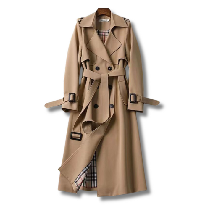 Women’s Fall/Winter Classic Double-Breasted Belted Trench Coat