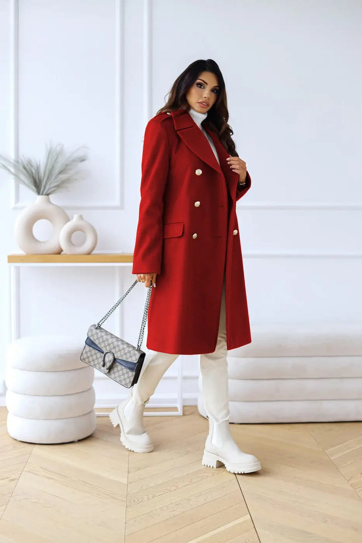 Women’s Double-Breasted Wool Coat