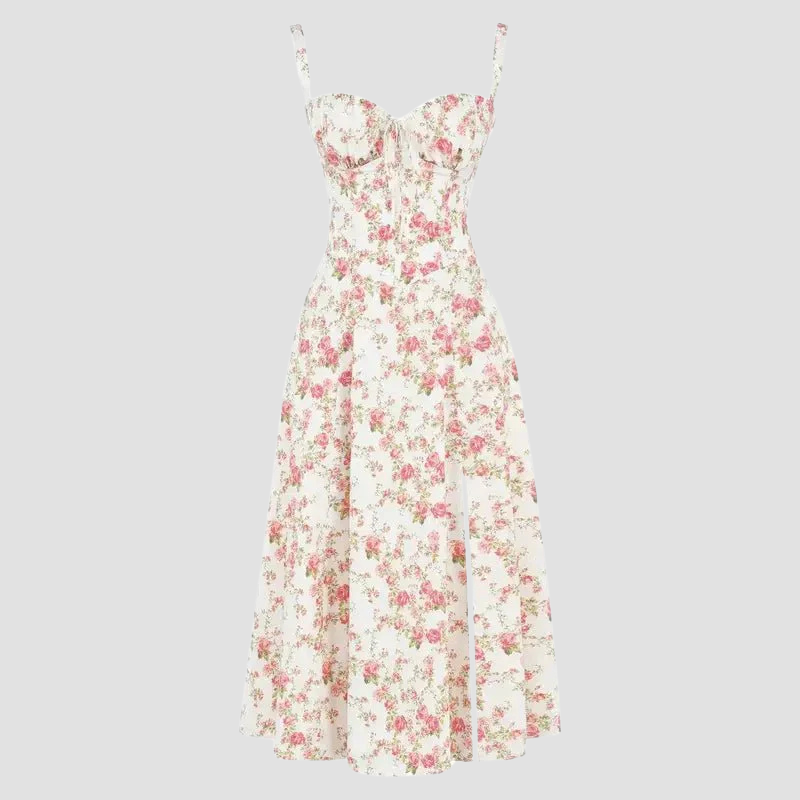 Women’s Corset Midi Dress – Feminine Structure & Elegant Movementi