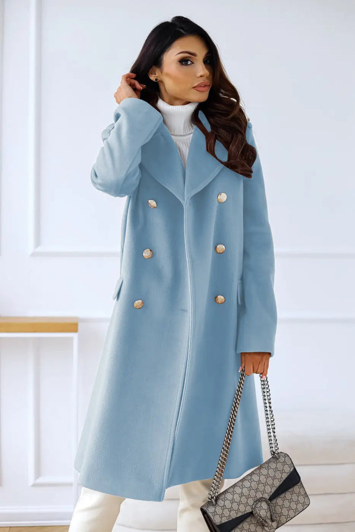 Women’s Double-Breasted Wool Coat