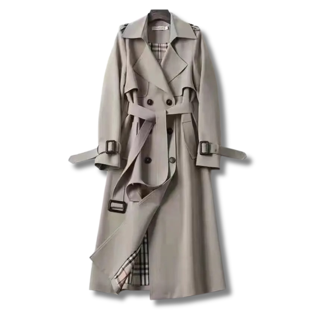 Women’s Fall/Winter Classic Double-Breasted Belted Trench Coat