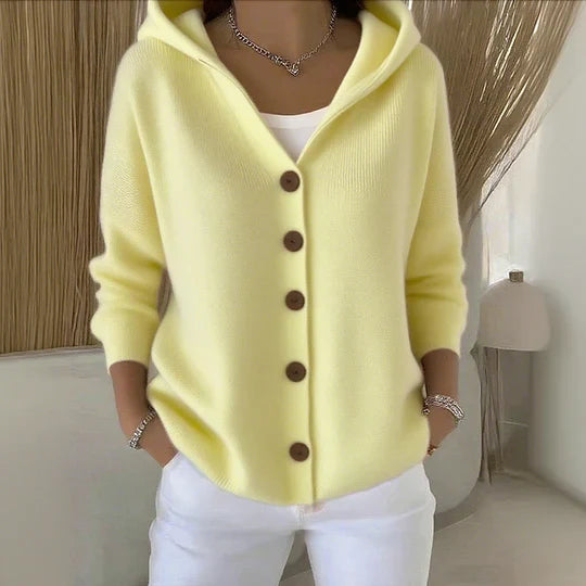 Women’s Hooded Cardigan – Soft Comfort & Effortless Versatility