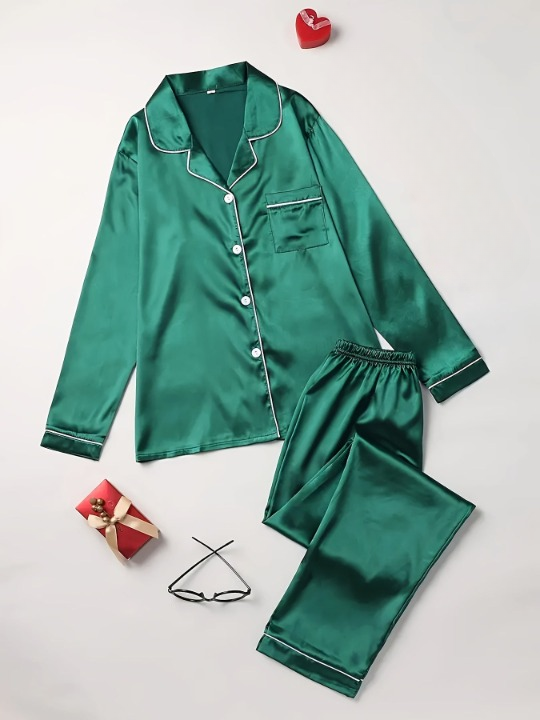 Women's Silk Pajama Set – Luxury & Effortless Relaxation