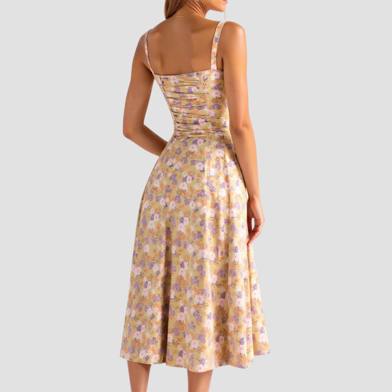 Women’s Corset Midi Dress – Feminine Structure & Elegant Movementi