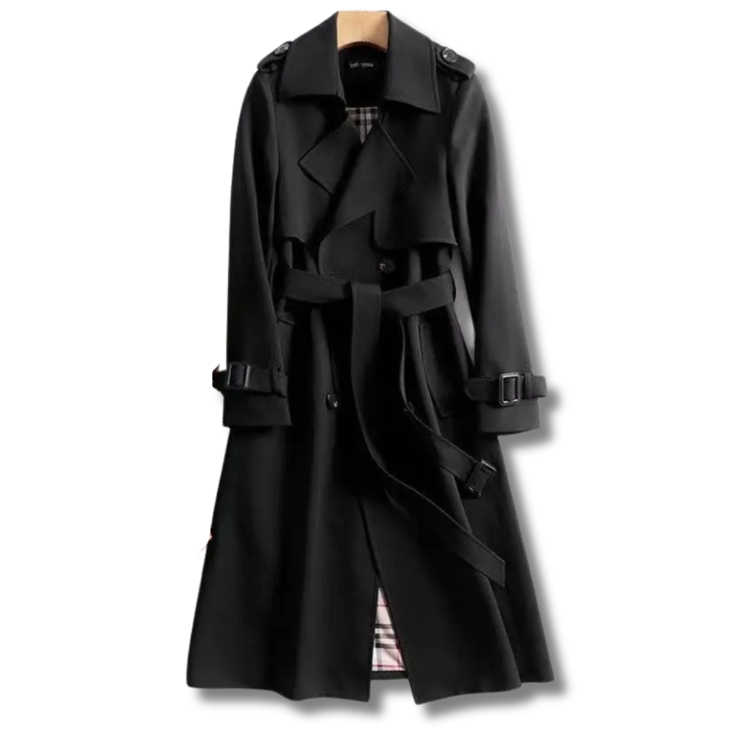 Women’s Fall/Winter Classic Double-Breasted Belted Trench Coat