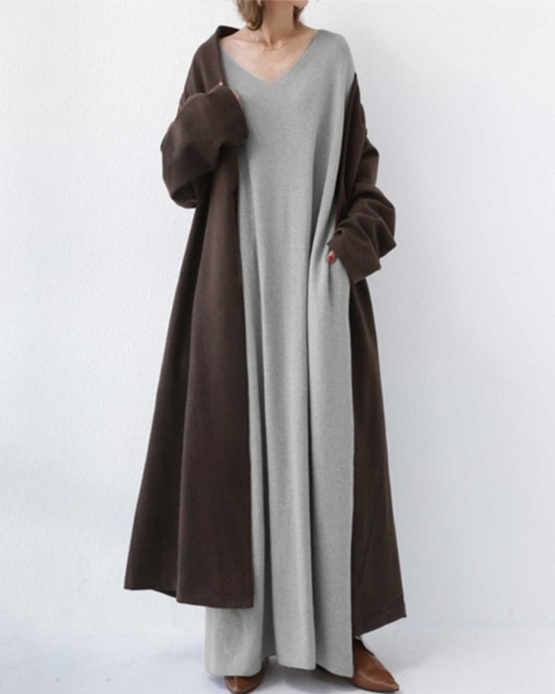 Women’s Oversized Maxi Dress – Effortless Comfort & Modern Simplicity