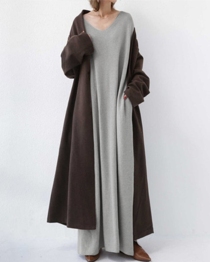 Women’s Oversized Maxi Dress – Effortless Comfort & Modern Simplicity