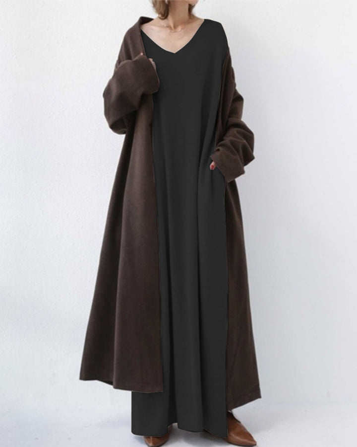 Women’s Oversized Maxi Dress – Effortless Comfort & Modern Simplicity