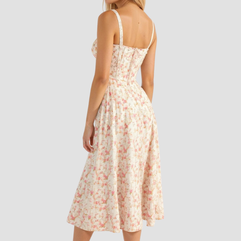 Women’s Corset Midi Dress – Feminine Structure & Elegant Movementi