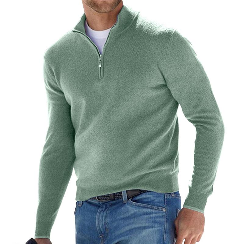 Men’s Zip-Up Sweater – Timeless Style & Functional Comfort