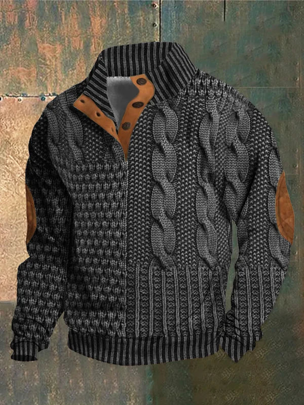 Men’s Knit Sweater – Unique Style & Warming Comfort