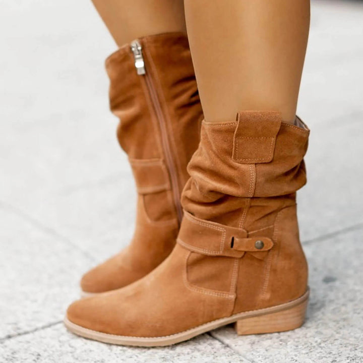 Women All-Season Elegant Suede Ankle Boots