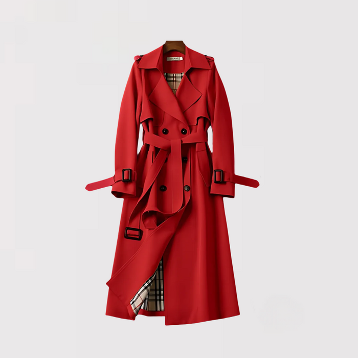Women’s Fall/Winter Classic Double-Breasted Belted Trench Coat
