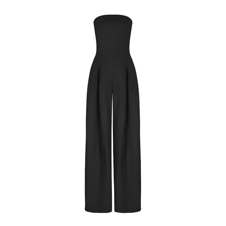 Women’s Strapless Wide-Leg Jumpsuit – Modern Sophistication with Effortless Elegance