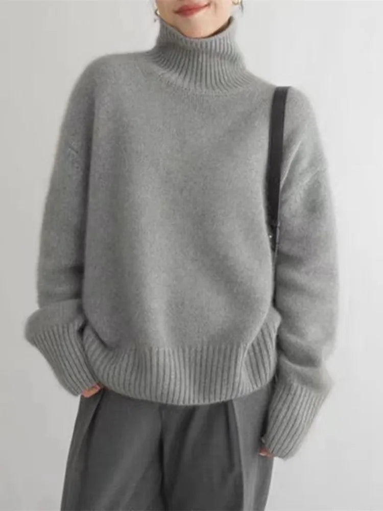 Women’s Turtleneck Sweater – Luxurious Cashmere & Timeless Elegance