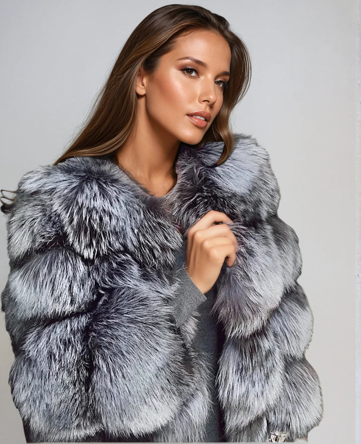 Women’s Luxury Faux Fur Jacket