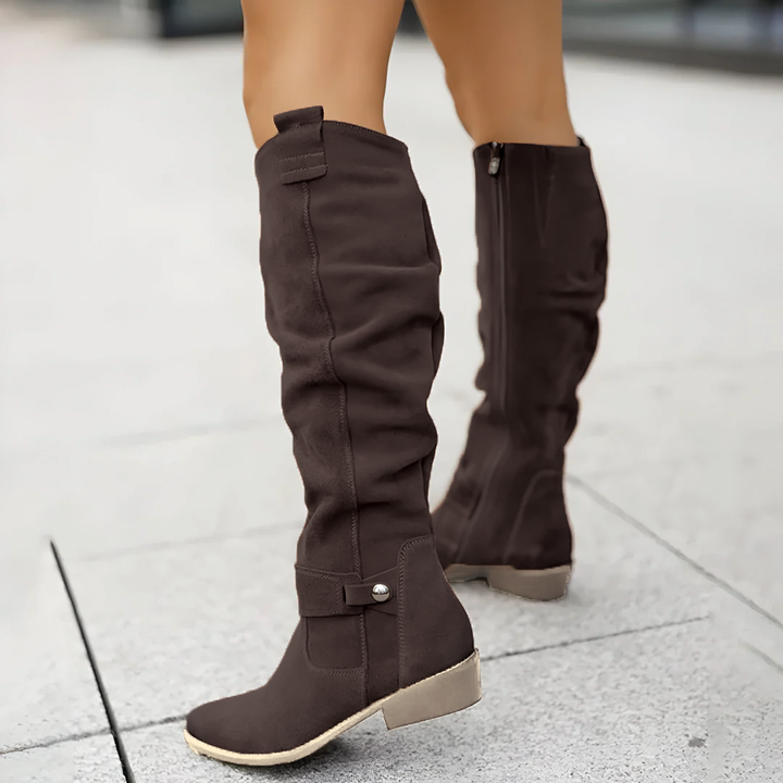 Women’s Knee-High Leather Boots – Timeless Style with Modern Everyday Comfort