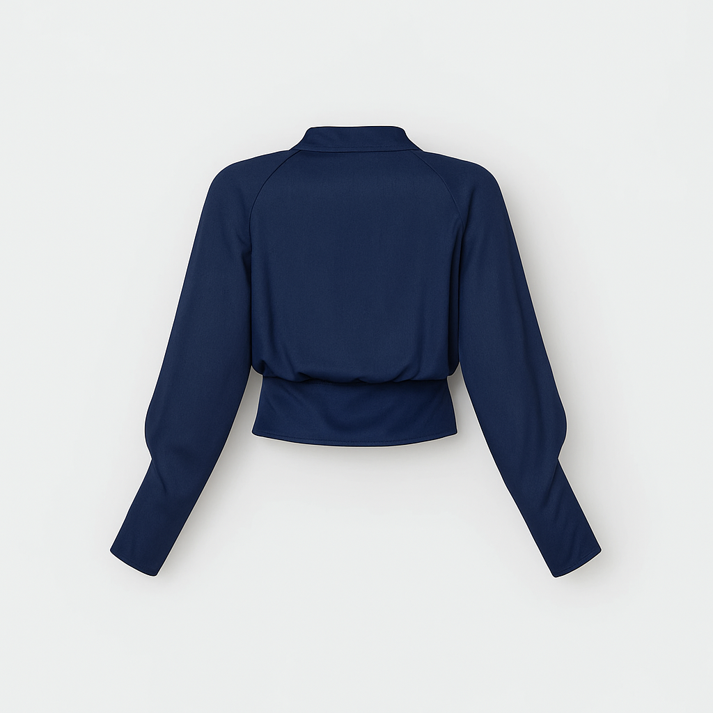 Women’s Wrap Blouse – Luxe Draped Style & Modern Elegance