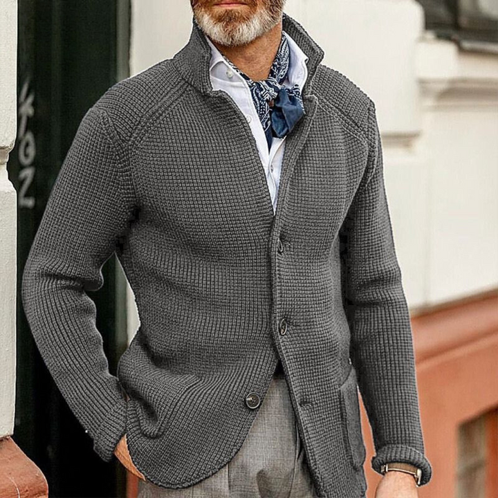 Men’s Knit Cardigan – Classic Style & Comfortable Warmth