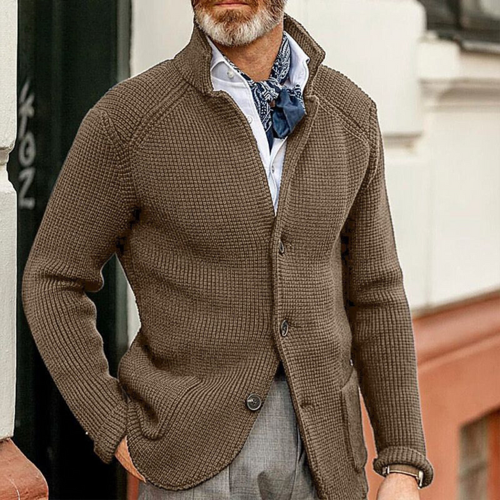 Men’s Knit Cardigan – Classic Style & Comfortable Warmth