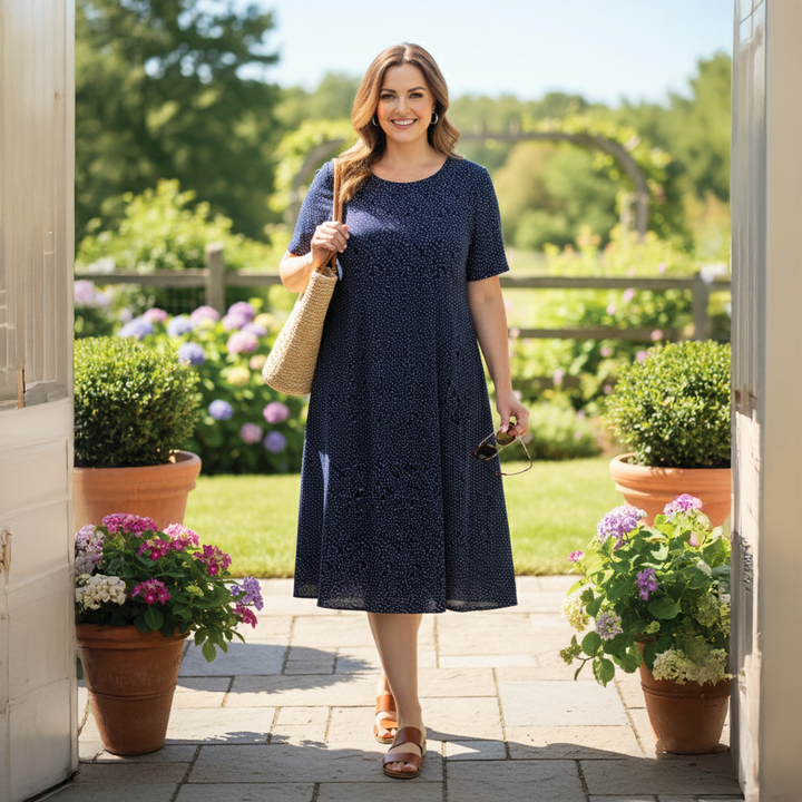 Women’s Dotted Summer Dress – Easy Style for Warm, Breezy Days