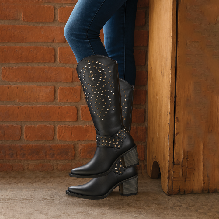 Western Knee-High Boots – Modern Cowgirl Style & Everyday Comfort