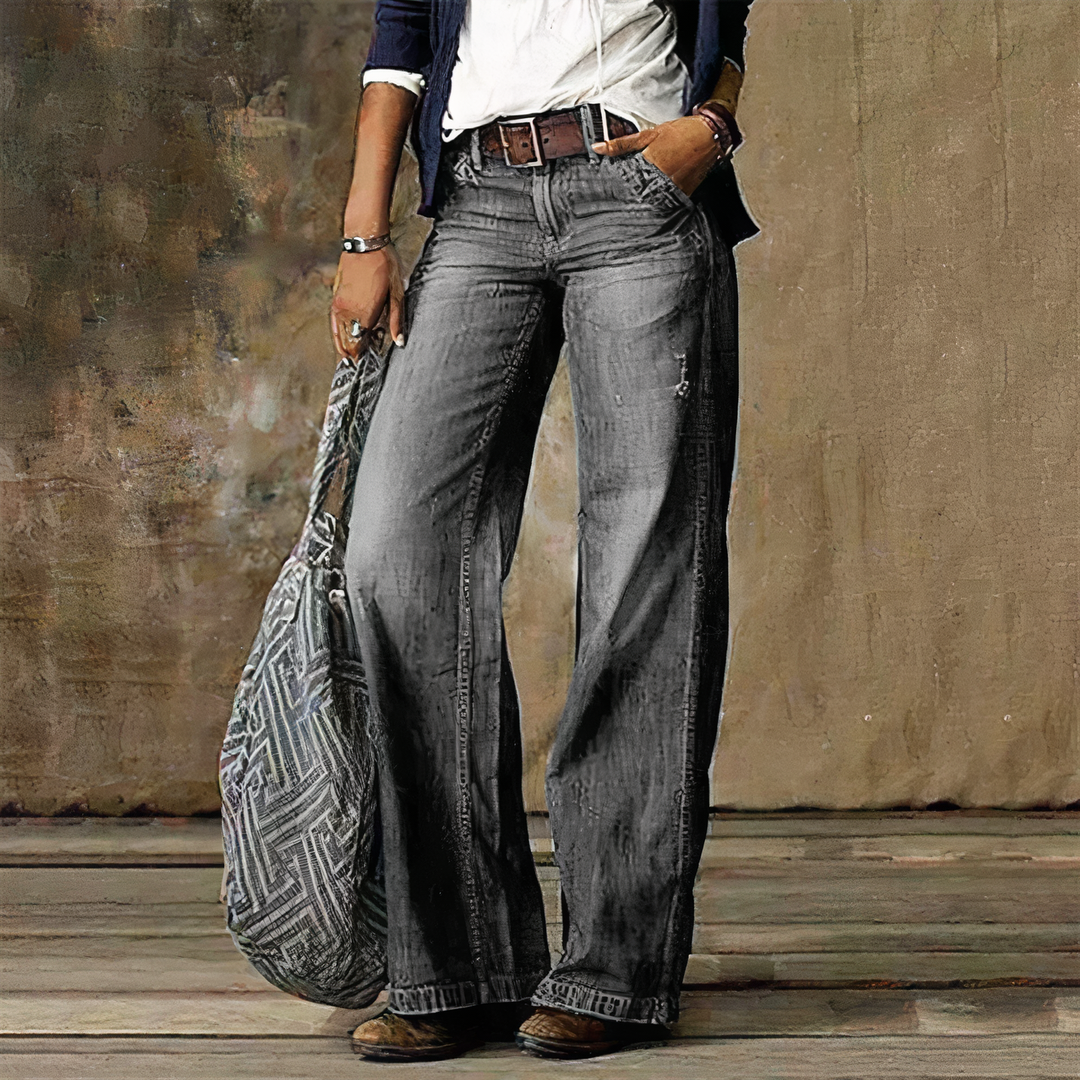 Wide-Leg Vintage Jeans – Relaxed Fit & Effortless Style
