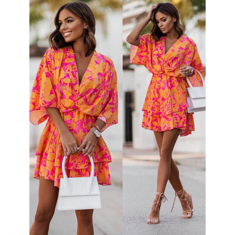 Women’s Boho Mini Dress – Flowy Fit & Feminine Movement