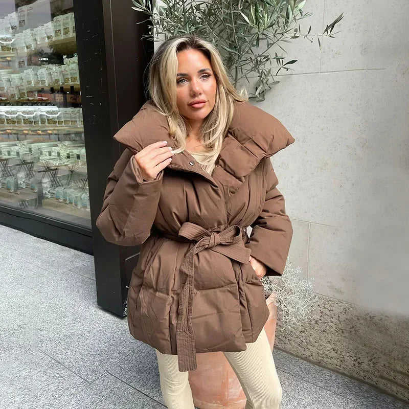 Women’s Quilted Parka – Trendy Winter Coat with Warmth & Style