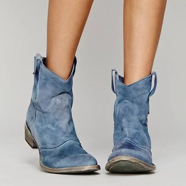 Women’s Western Ankle Boots – Rustic Charm with a Modern Edge