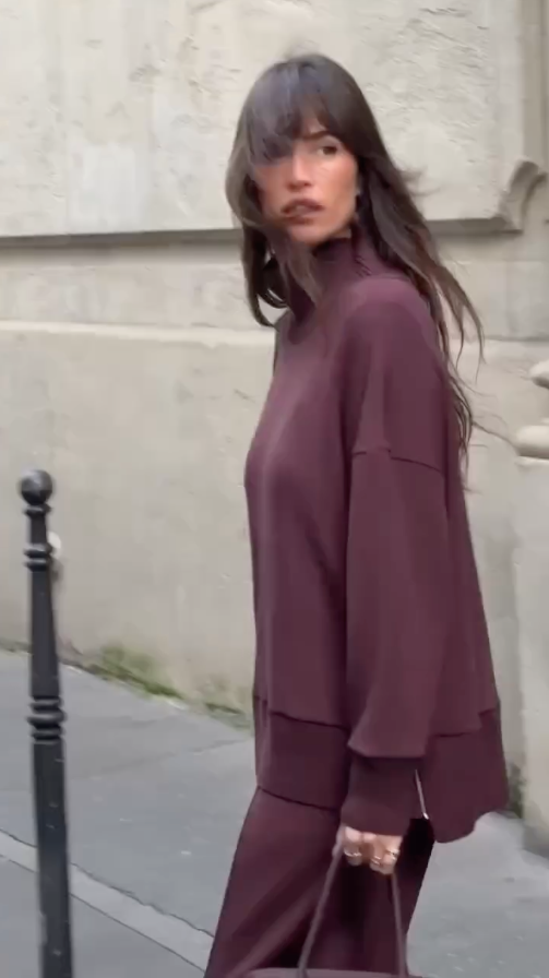 Women’s Fall/Winter Casual Relaxed Knit Two-Piece Lounge Set