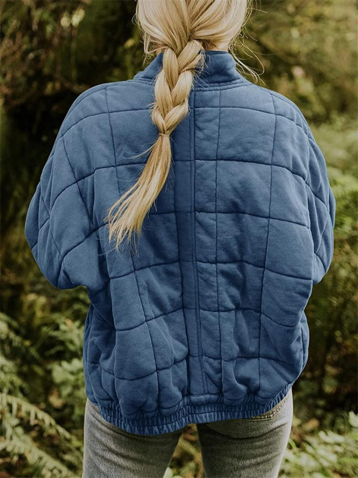 Women’s Quilted Zip Jacket – Effortless Style & Everyday Comfort