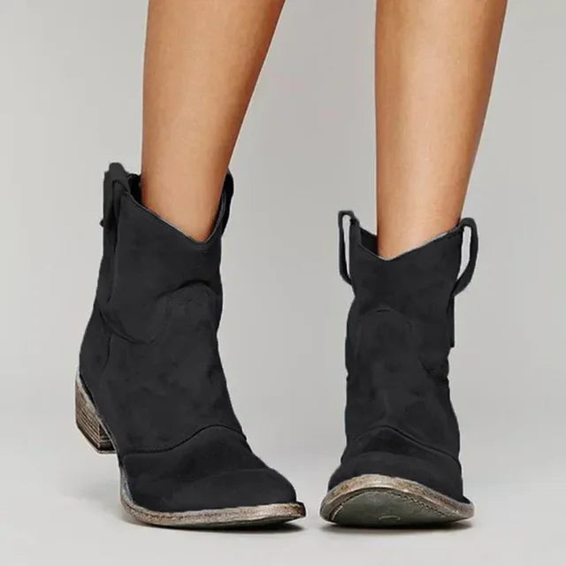 Women’s Western Ankle Boots – Classic Style with Everyday Comfort