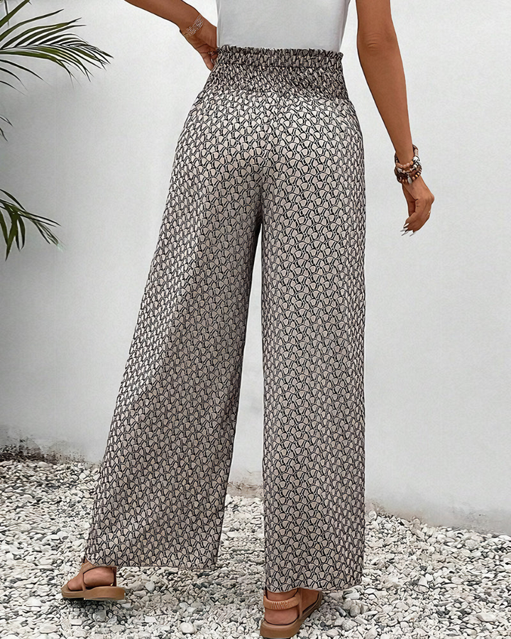 Women’s Wide-Leg Printed Palazzo Pants