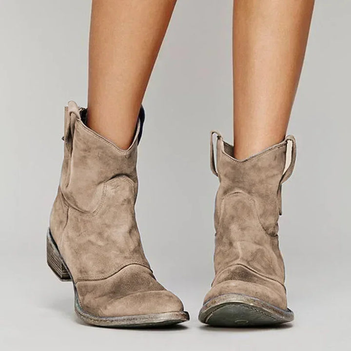 Women’s Western Ankle Boots – Rustic Charm with a Modern Edge
