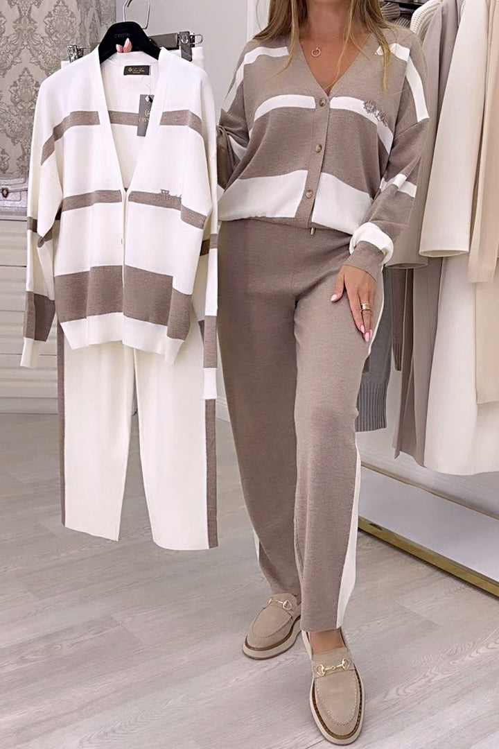 Women’s 2-Piece Knit Lounge Set – Soft Comfort & Effortless Style