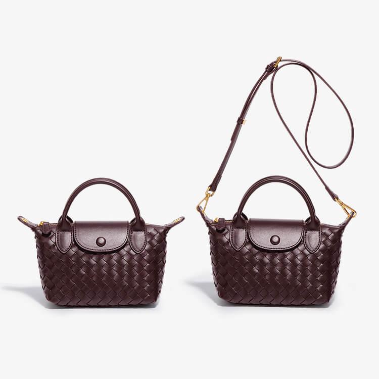 Woven Mini Handbag – Compact, Elegant & Spacious