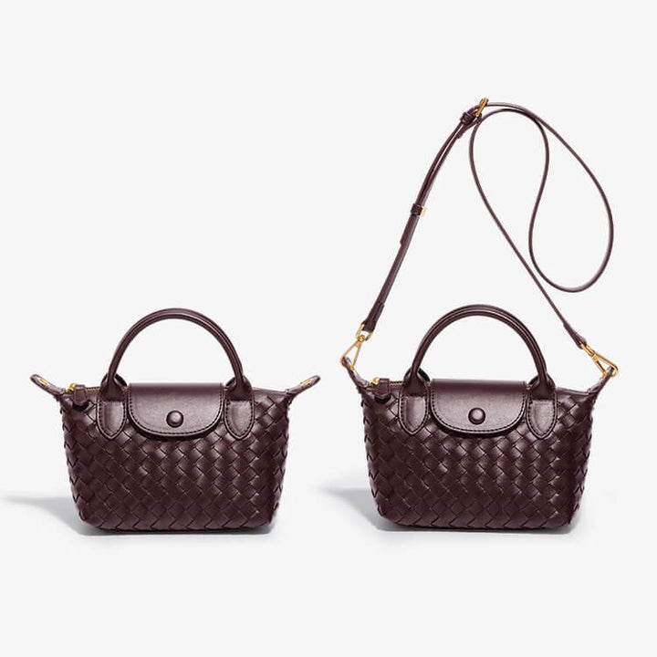 Woven Mini Handbag – Compact, Elegant & Spacious