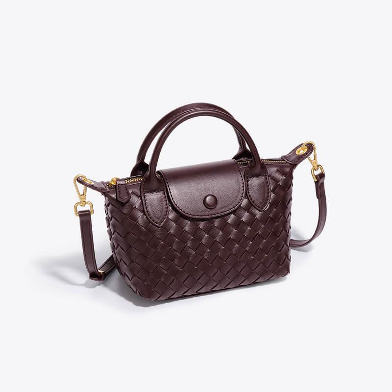 Woven Mini Handbag – Compact, Elegant & Spacious