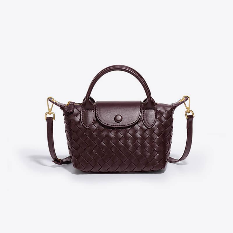 Woven Mini Handbag – Compact, Elegant & Spacious