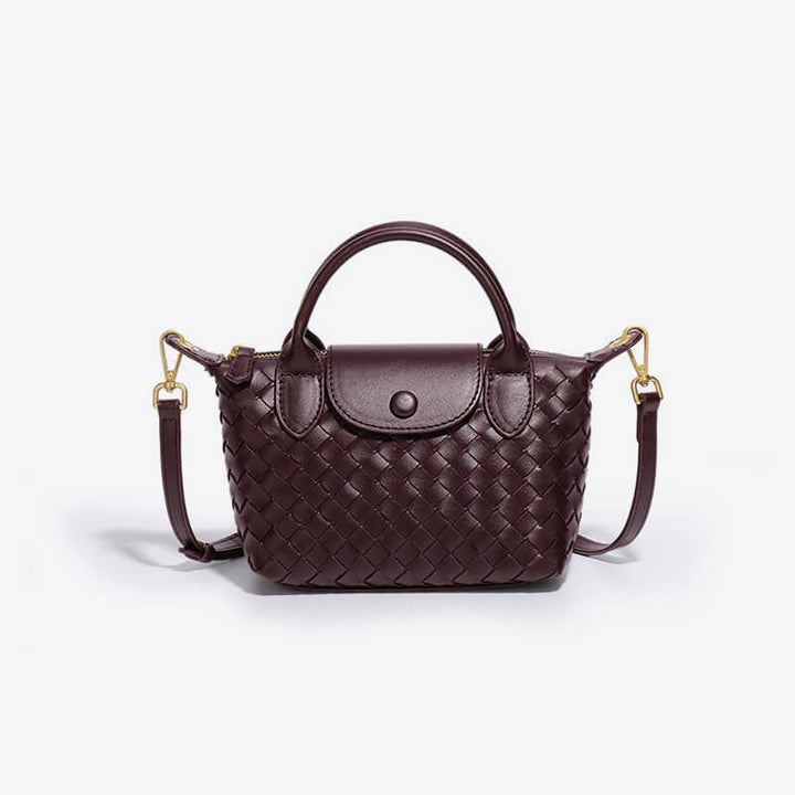 Woven Mini Handbag – Compact, Elegant & Spacious