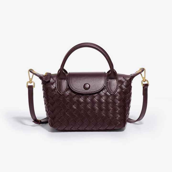Woven Mini Handbag – Compact, Elegant & Spacious