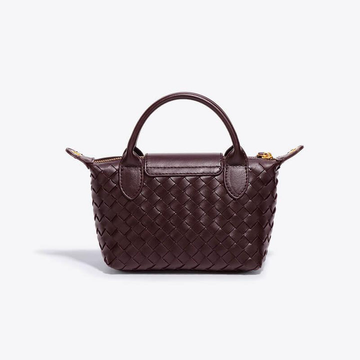 Woven Mini Handbag – Compact, Elegant & Spacious