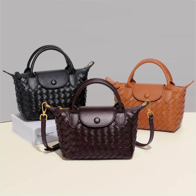 Woven Mini Handbag – Compact, Elegant & Spacious