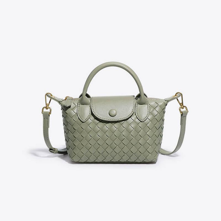 Woven Mini Handbag – Compact, Elegant & Spacious