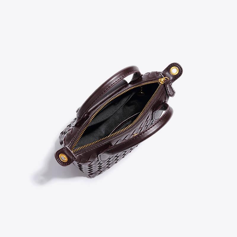 Woven Mini Handbag – Compact, Elegant & Spacious